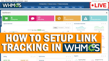 [🔴LIVE] How to setup link tracking in WHMCS?