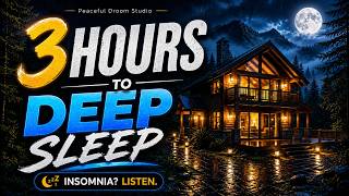 Peaceful Droom Studio 🌙 Rainy Night in a Mountain Cabin | Fireplace & Piano for Deep Relaxation screenshot 5
