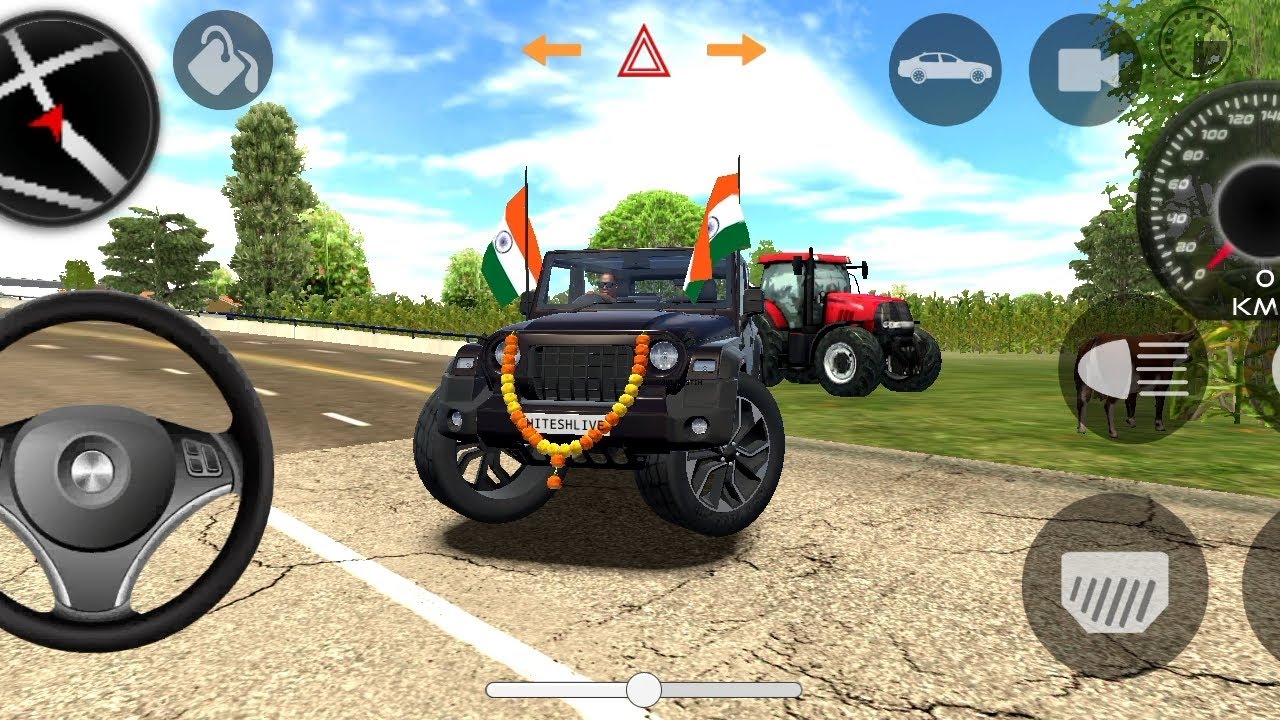 Modified Mahindra Thar Games: Indian Green Thar (Gadi Wala Games) Car Game Android Game - 