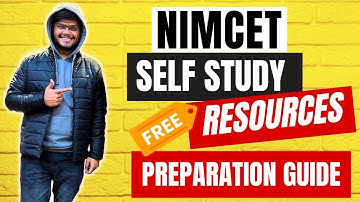 NIMCET Self Study FREE resources and Preparation guide ✅✅