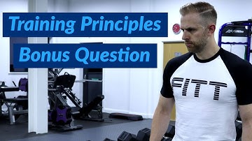 TRAINING PRINCIPLES BONUS Extended Exam Question