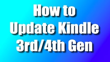 How to Update Kindle 3rd 4th Gen Fix "Cannot Connect" Problem - HOW TO FIX 3rd 4th Generation Kindle