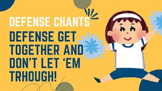 Defense get together and do what you do! clap clap Defense get together and don't, let 'em, through!
