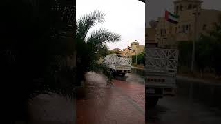 Raining in al mizhar 2 near arabian mall @irfanaliofficial133 #dubai #thevilla #fyp #pakistan