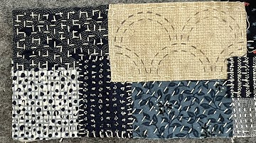 Part 1 / creating a project for a friend / a gift #slowstitch #boro #japanesestitches