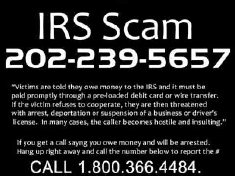 IRS Money Scam 2014 Green DOT Moneypak Cards - YouTube