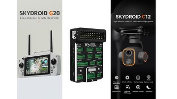 Skydroid G20 Connecting Skydroid C12 and CUAV V5 Nano