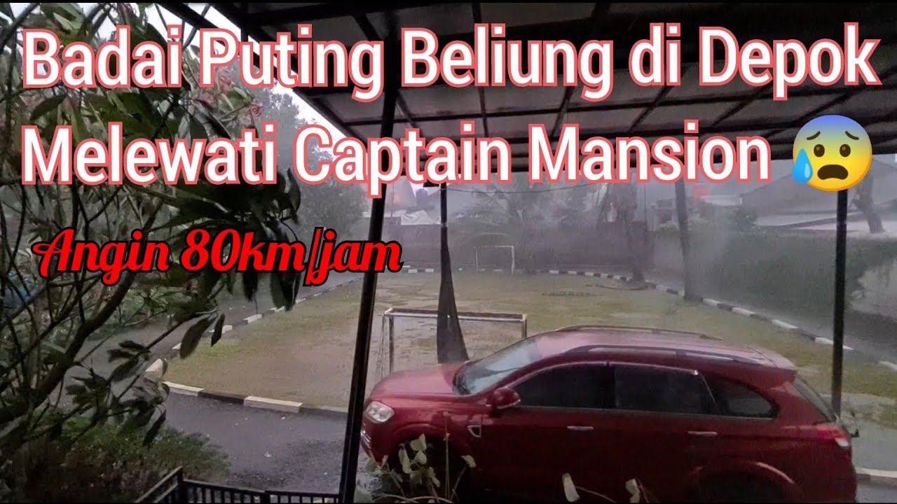 Badai di Sertai Angin Puting Beliung yang Merusakan Depok dan Sekitarnya, Selasa Kelabu