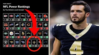 Saints Ranked 30th?! INSANE NFL Power Rankings by The Athletic | New Orleans Football Reaction Video