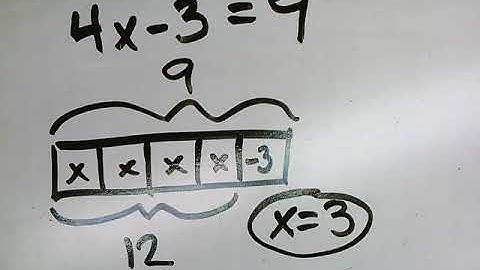 Two Step Equations with Tape Diagrams