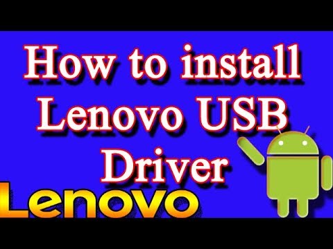 have Måling Diktatur How to install Lenovo USB Driver on Windows 10, 8, 7, Vista, XP - YouTube