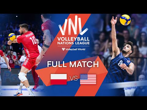 🇵🇱 POL vs. 🇺🇸 USA - Full Match | Semi Finals | Men's VNL 2022