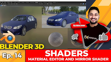 EP 14 CAR Shading Editor Blender in Hindi #withme #FxLearning #Blender3D #CreatingForIndia