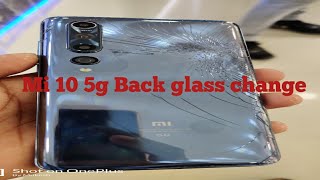 Mi 10 back glass change / how to disassemble mi 10 5g