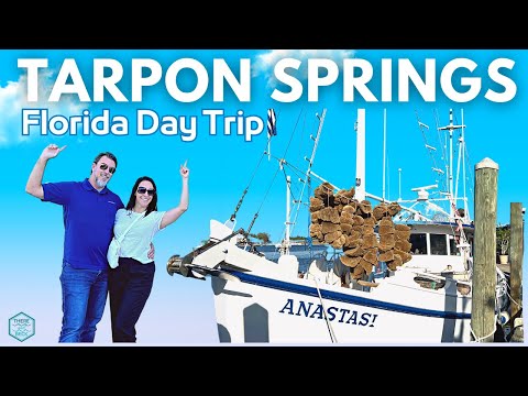 DAY TRIP to Tarpon Springs, Florida | Sponge Docks to Greek Cuisine