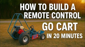 We made a Remote Control Go Cart! Full Build!