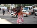 Miss Ontario World Alice Li danced for charity at Yonge Dundas Square