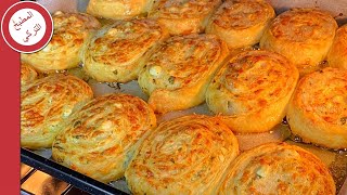 وصفة الموسم للبوريك التركي  طريقة عمل قطع البوريك بالجبنة هش و مقرمش و من غير عجن 