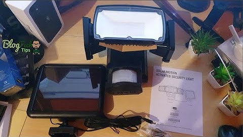 AmeriTop Super Bright LED Solar Motion Sensor Lights Unboxing and Impressions