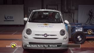 Euro NCAP Crash Test of Fiat 500