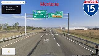 Interstate 15 - Montana northbound