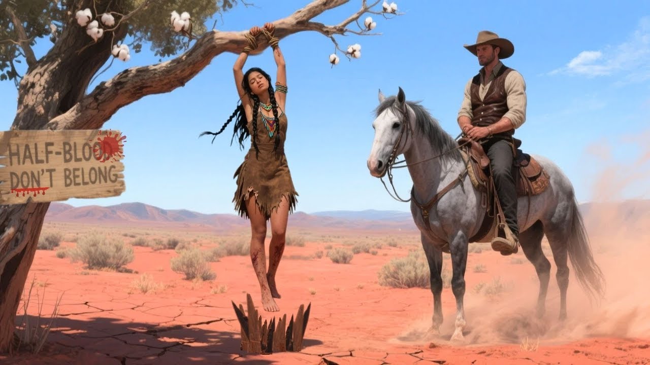 „Sie hängten sie als ‚Halbblut‘ an den Baum–bis der Rancher das Seil zerschnitt und sagte: ‚Meine“