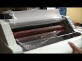Changing Rolls Of Film On A GBC Roll Laminator 