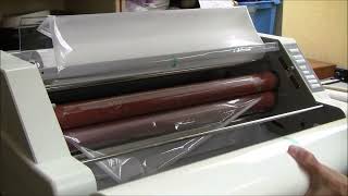 Changing Rolls of Film on a GBC Roll Laminator
