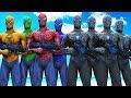 TEAM SPIDER-MAN VS BLACK SPIDERMAN ARMY