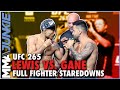 UFC 265 full fight card faceoffs
