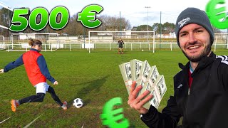 UN CHALLENGE FOOTBALL MYSTÈRE À 500 EUROS !! ( avec toute l'équipe )