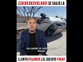 ¡Coche desvielado! Se salió la LLANTA volando ¿Paga el seguro?