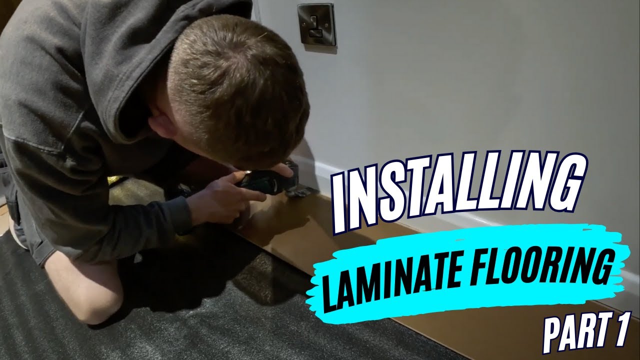TDD Construction Installing laminate Flooring Home DIY laminate Flooring Part 1 YouTube