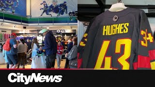 Vancouver Canucks jerseys flying off shelves