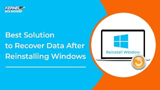 best solution to recover data after reinstalling windows