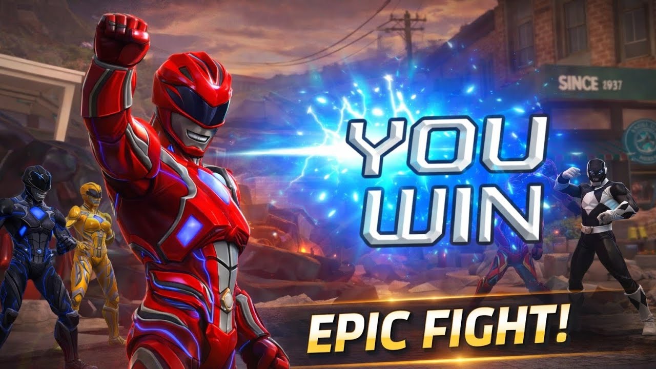 Epic Power Rangers Battle Insane Fight & Clutch WIN!