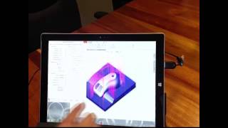 Camworks no1 cam for Solidworks on Surface pro 3