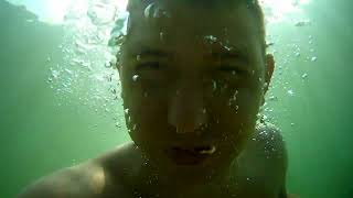 SJCam 4K WiFi съемка под водой. Братское водохранилище. Золотые пески.