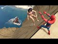 GTA 5 Crazy Ragdolls | SPIDERMAN Jumps/Fails ep.86 (Funny Moments)
