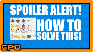 Banana Clock Hexagons - Puzzle Solution - SPOILER ALERT! How to solve for the Answer!