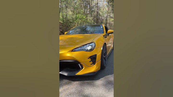 My #gt86 wrapped in yellow!