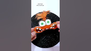 Inside Out 2 Anxiety squishy tutorial #asmr #insideout #tutorial #paper #diy #howto #squishy