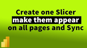 How to Sync Slicers across all pages and create a copy of them in PowerBI | MiTutorials
