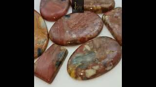 Natural Chert Breccia Cabochon Gemstone, Chert Breccia Stone, Fruit Jasper Loose Gemstone Lot