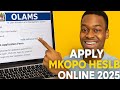 Jinsi Ya Kuomba Mkopo Wa HESLB 2025 Kupata NaPA Reference Number Jinsi Ya Kuomba Mkopo Wa HESLB 2025 Kupata NaPA Reference Number