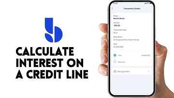 HOW TO CALCULATE INTEREST ON A BLUEVINE CREDIT LINE