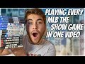 Playing Every MLB The Show Game Ever In One Video