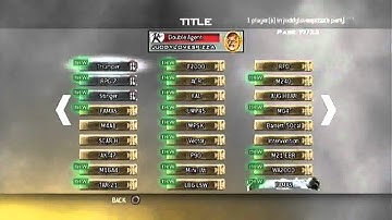 PS3 MW2 Challenge Lobby - Everything Unlocked