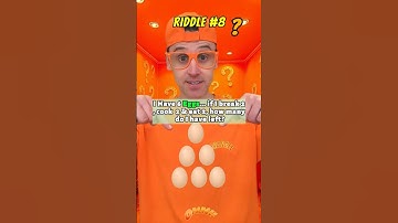 Riddle No. 8: I have 6 eggs... #riddles #brainteasers #riddletime
