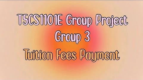 CSC126 - GROUP 3 T5CS1101E